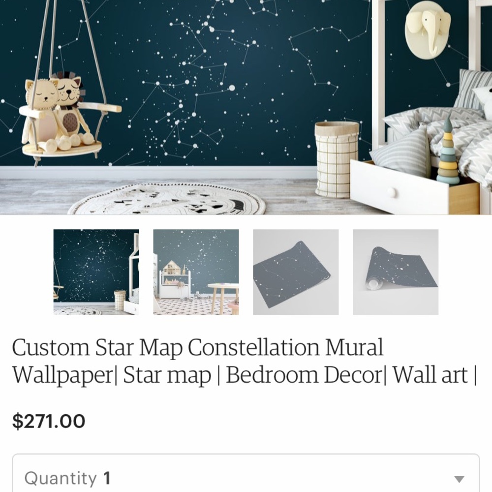 Constellation Removable Wallpaper